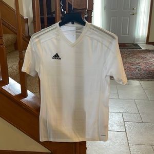 White Adidas Adizero Workout shirt